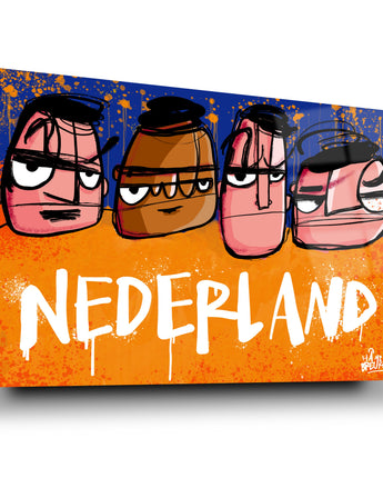 Niederländisches Fußballplakat