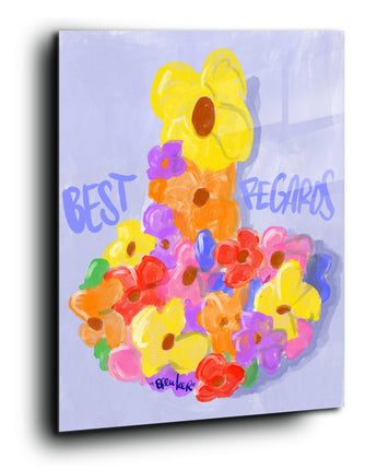 Best regards (f#ck you flowerhand)