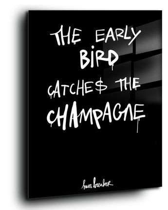 The early bird gets the champagne