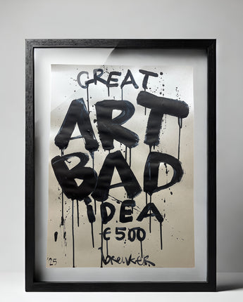 Great art. Bad idea. 500€