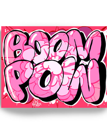 Lettres pop art BOOMPOW