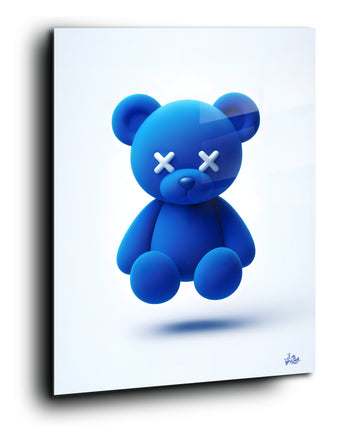 Powder blue bored bear clean