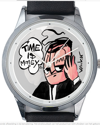 Time is money bad boy breuker horloge.