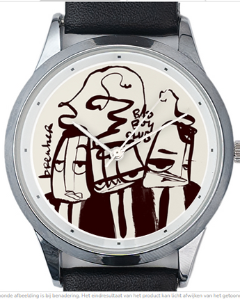 Bad Boy Club HB silver breuker horloge.