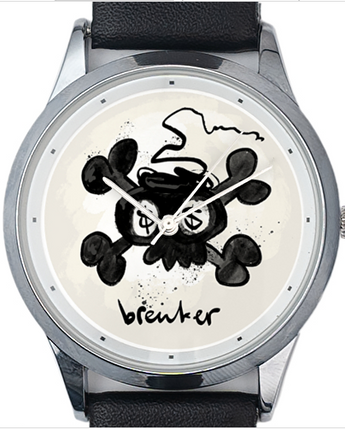 Skull club bad boy HB silver breuker horloge.