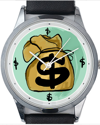 Cashbag horloge