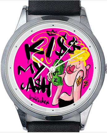 Kiss my cash horloge