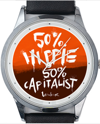 50% Hippie, 50% Capitalist Watch