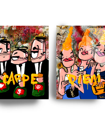 Carpe Diem twee artworks