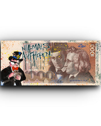 Niemals Aufhoren Deutsche Mark. Herr. Kasse