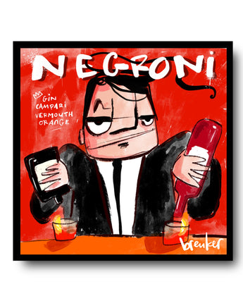 Negroni cocktail. ICON