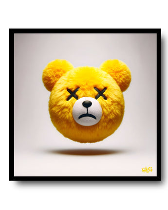 Yellow fluf. Bored bear clean