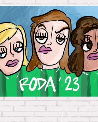 RODA '23 vrouwen poster - Hans Breuker