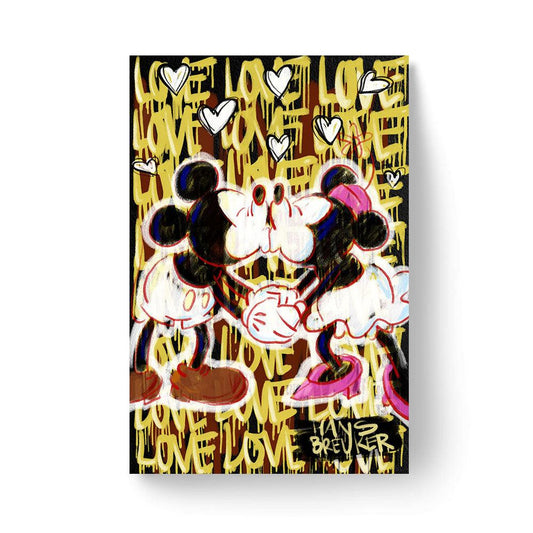Mickey Mouse streetart mash up Hans – Breuker